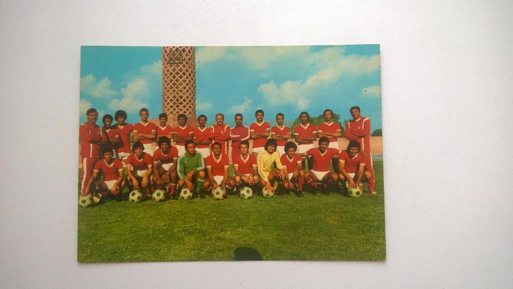 Футбол, Сборная Египта, 70-е., очень редкая открытка