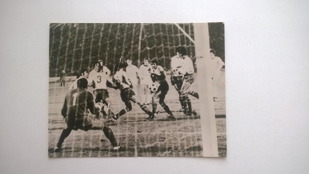 Футбол, фото, открытка, матч ГДР-Румыния, 1973г., редкая