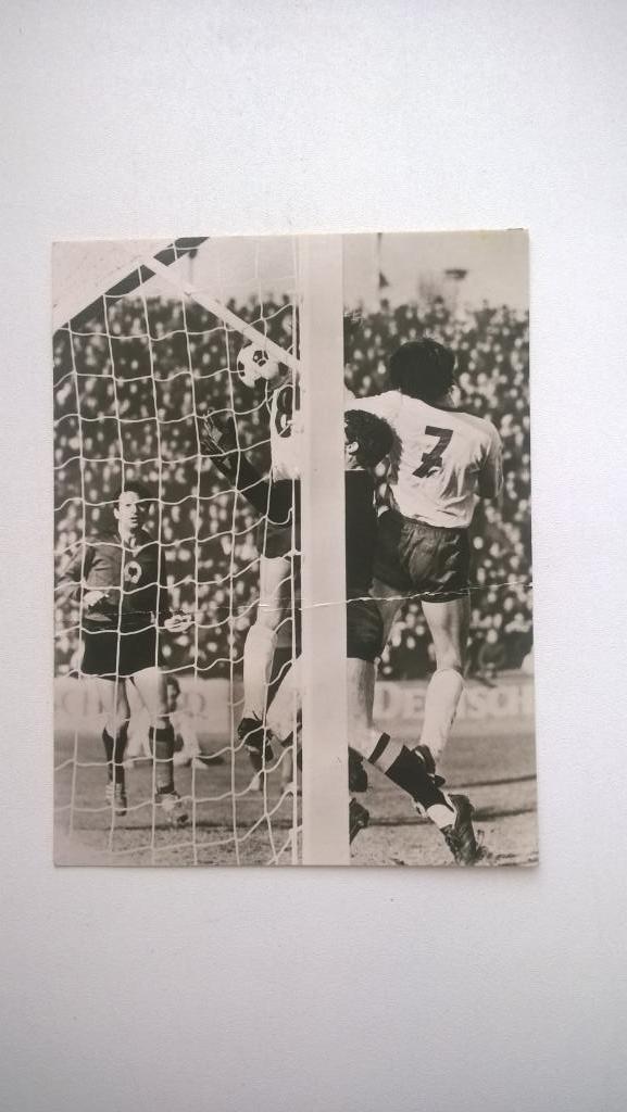 Футбол, фото, открытка, матч ГДР-Албания, 1973г., редкая