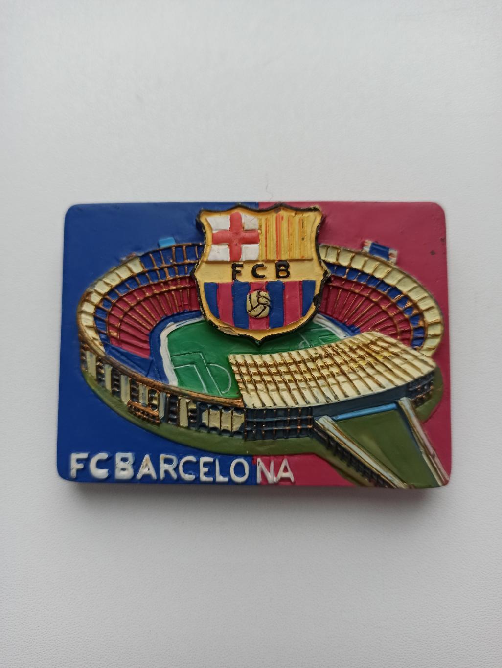 Футбол, Барселона, Испания, магнит, официальная продукция, тяжелый пластик
