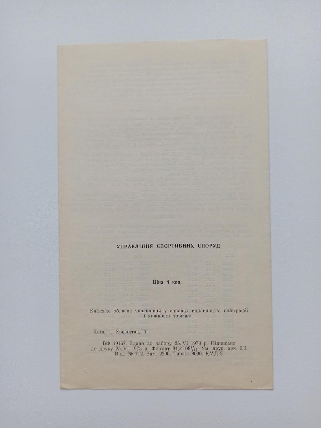 Первенство СССР, Динамо (Киев) - Торпедо (Москва), 1973г.. 2