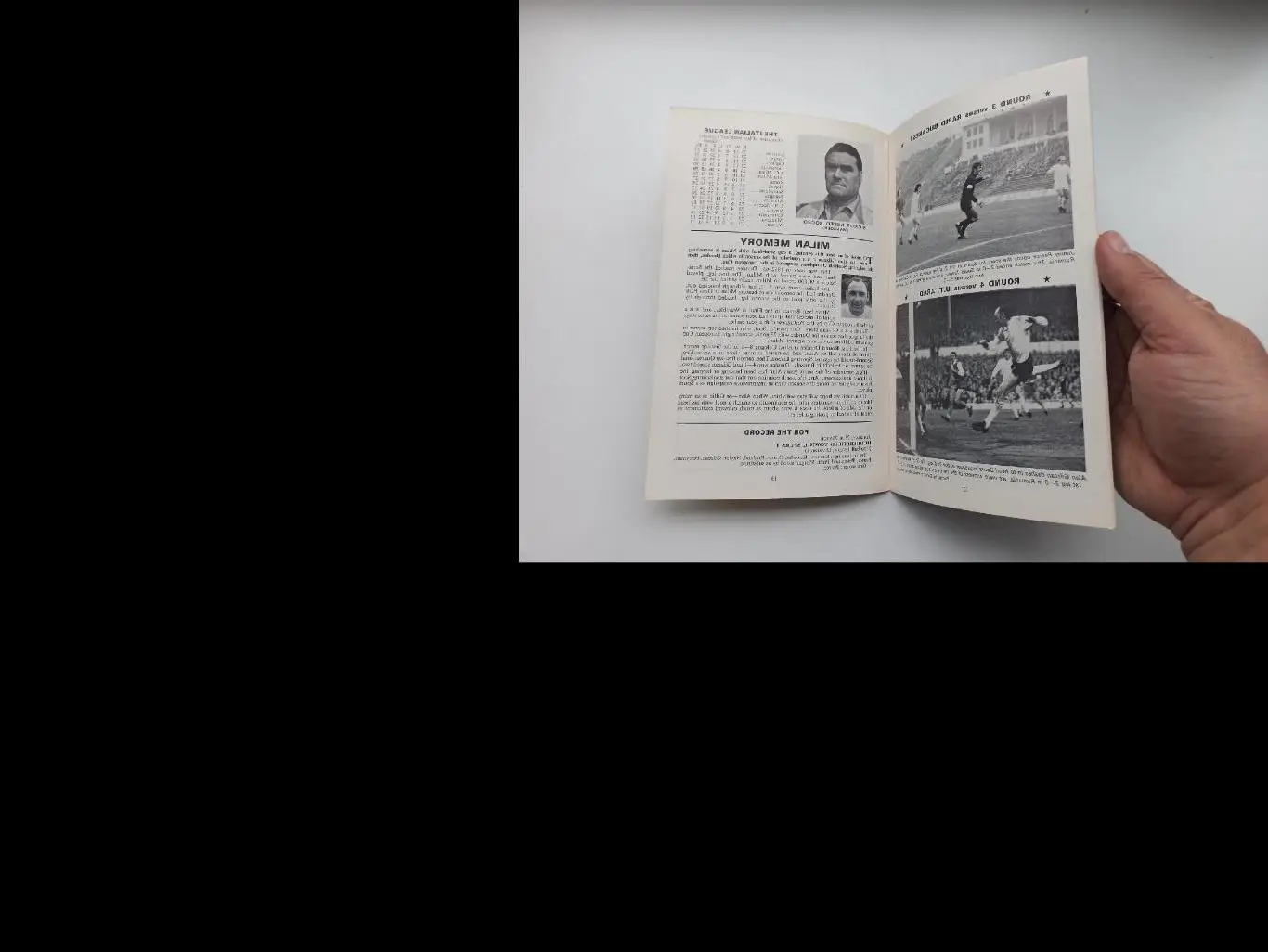 Еврокубки, Кубок УЕФА, 1/2, Тоттенхэм (Англия) - Милан (Италия), 1972г., редкая 1