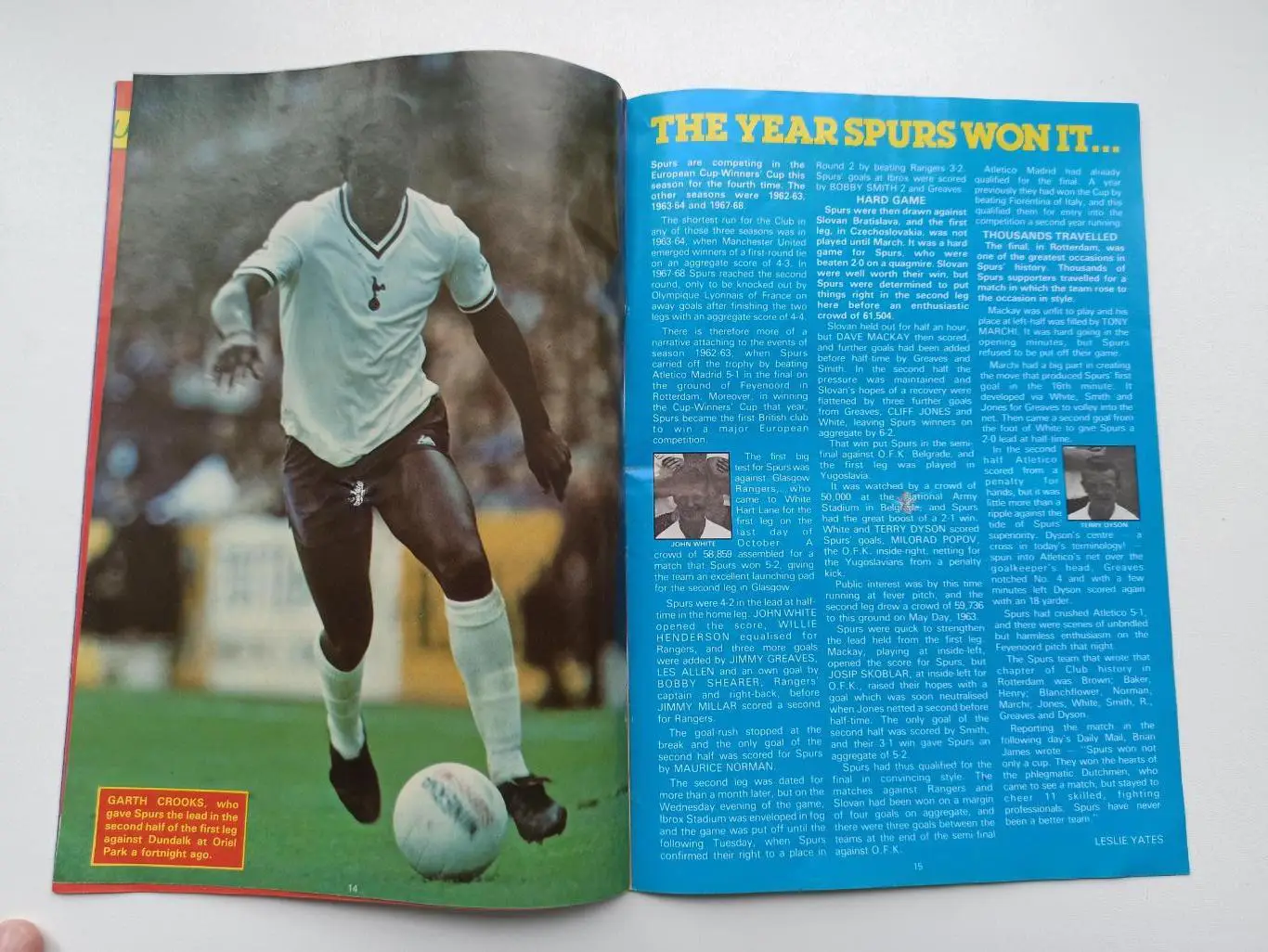 Еврокубки, Кубок Кубков, Тоттенхэм (Англия) - Дандолк (Ирландия), 1981г., редкая 2