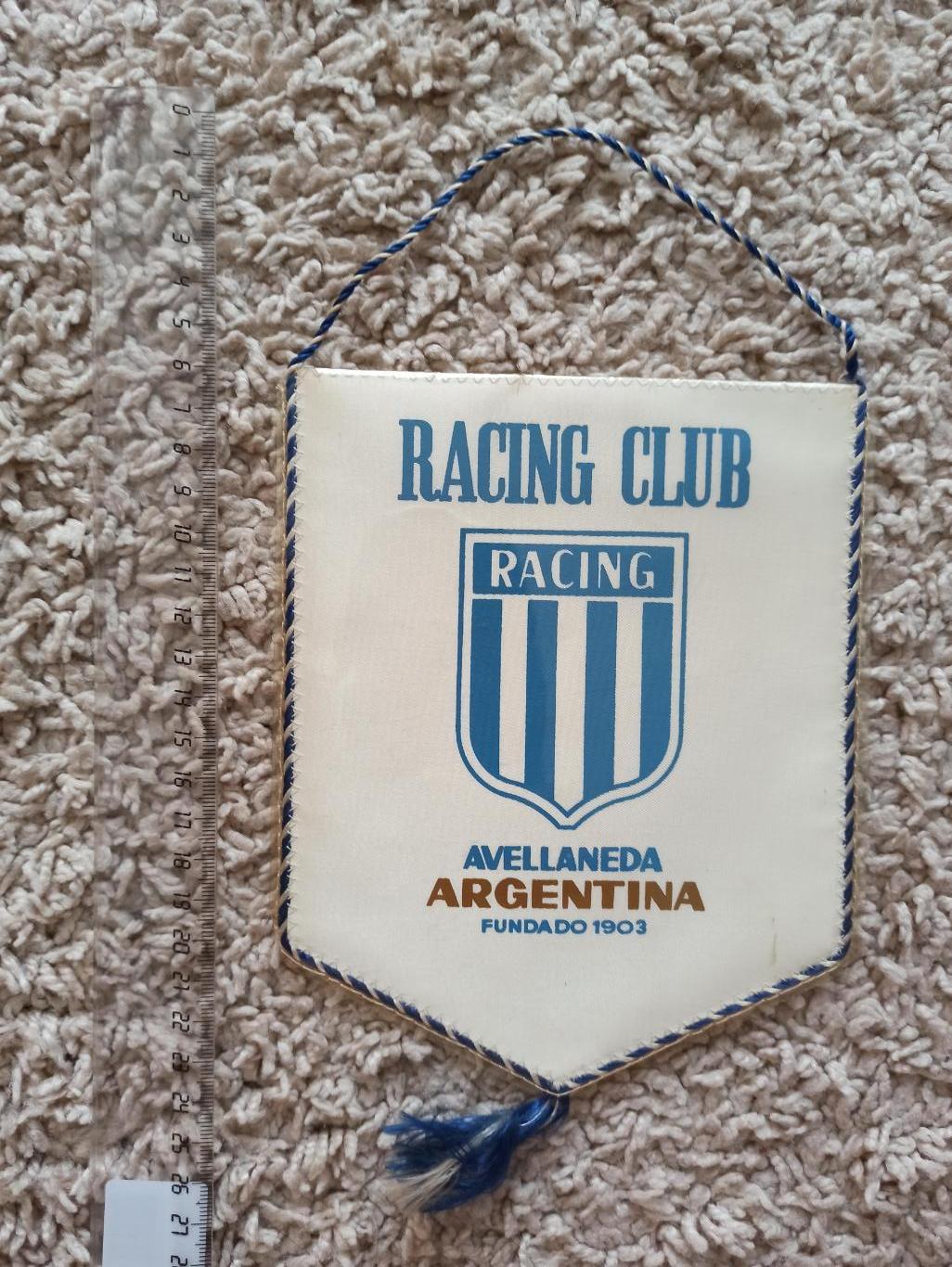 Вымпел, зарубежный футбол, Футбольный клуб Расинг, Аргентина, Racing, Argentina