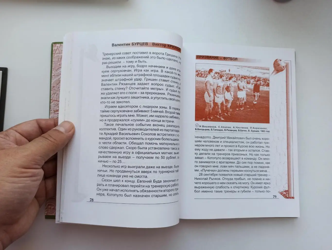 Футбол, Валентин Бурцев, Виктор Крюков, Призвание-футбол, Курск, 2007г. 2
