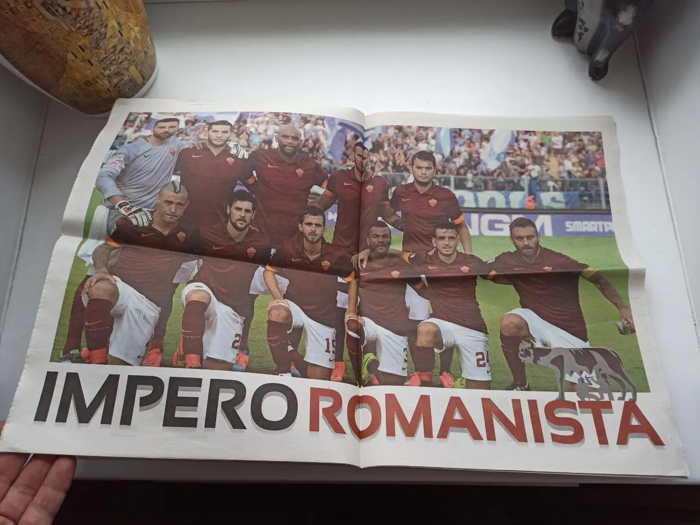 Еврокубки,Лига Чемпионов, Рома (Италия) - ЦСКА (Москва), 2014г, программа-газета 1