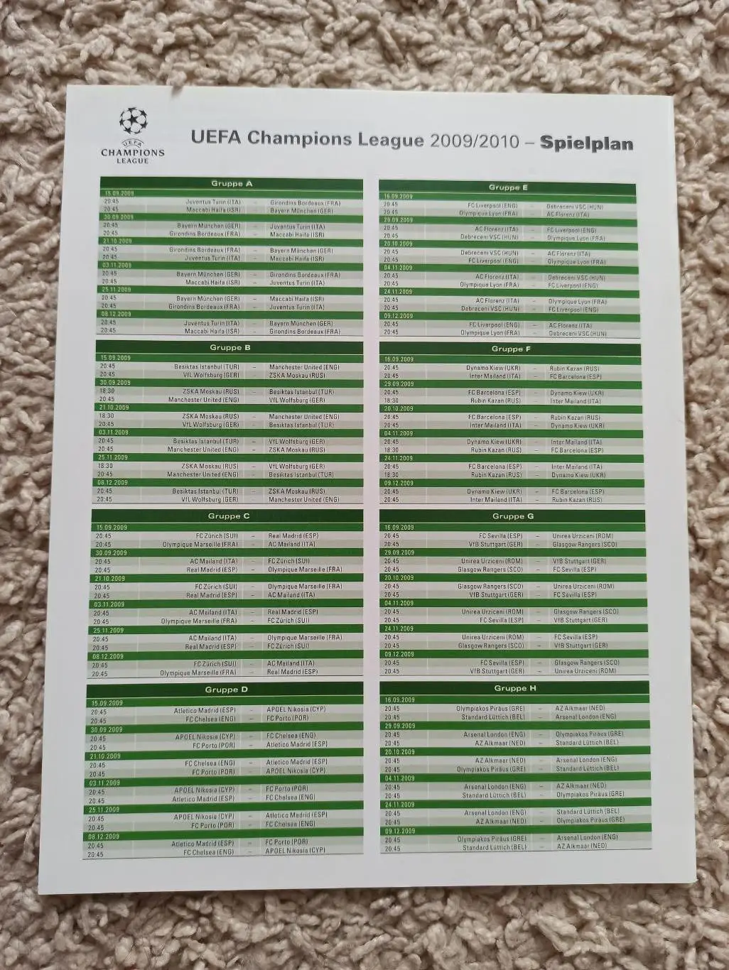 Футбол, Еврокубки, Лига Чемпионов, 2009, Вольфсбург (Германия) - ЦСКА (Москва) 6