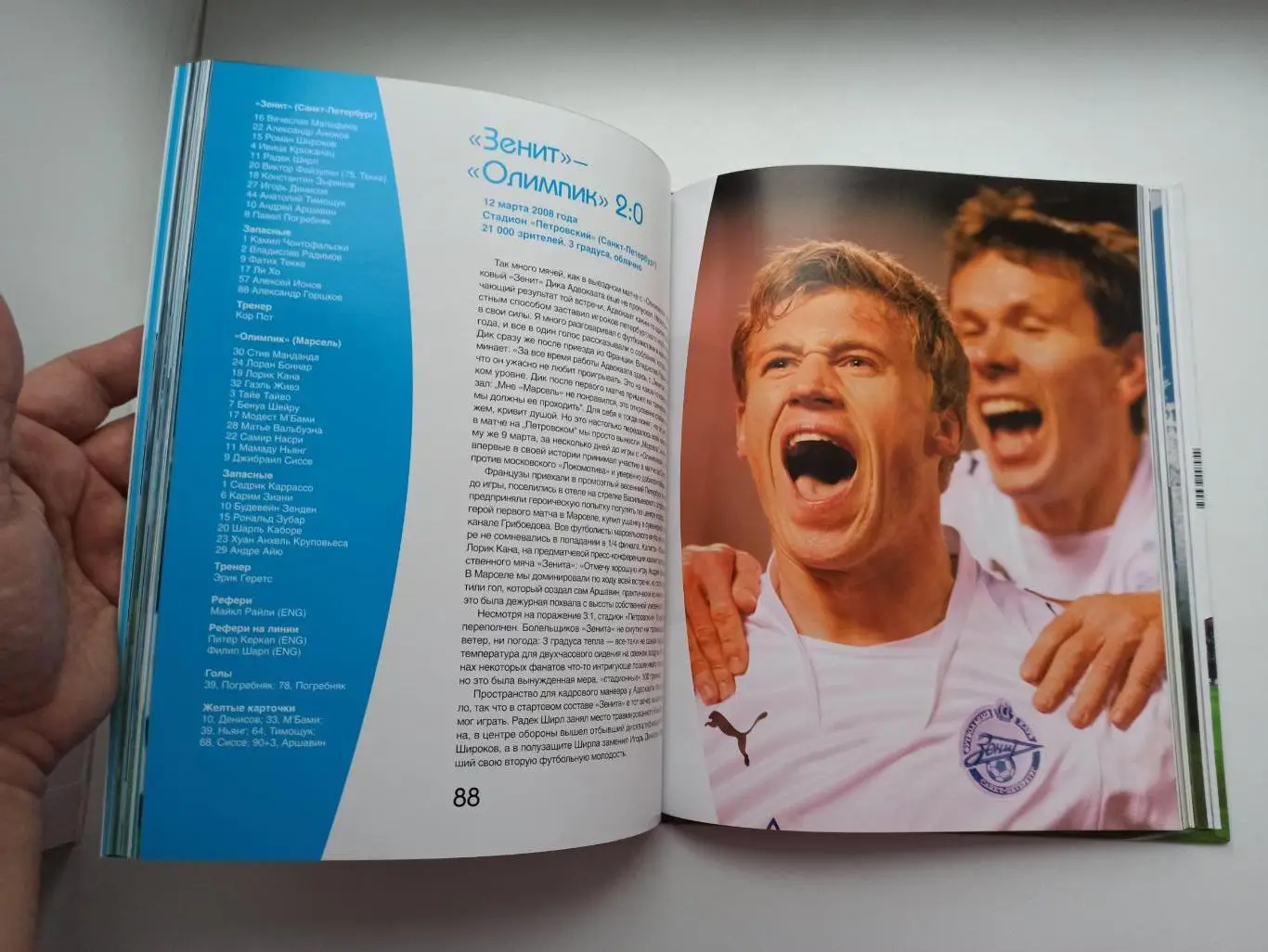 Футбол, Ф?дор Погорелов, 17 ступеней к Кубку УЕФА, Зенит Санкт-Петербург, альбом 2