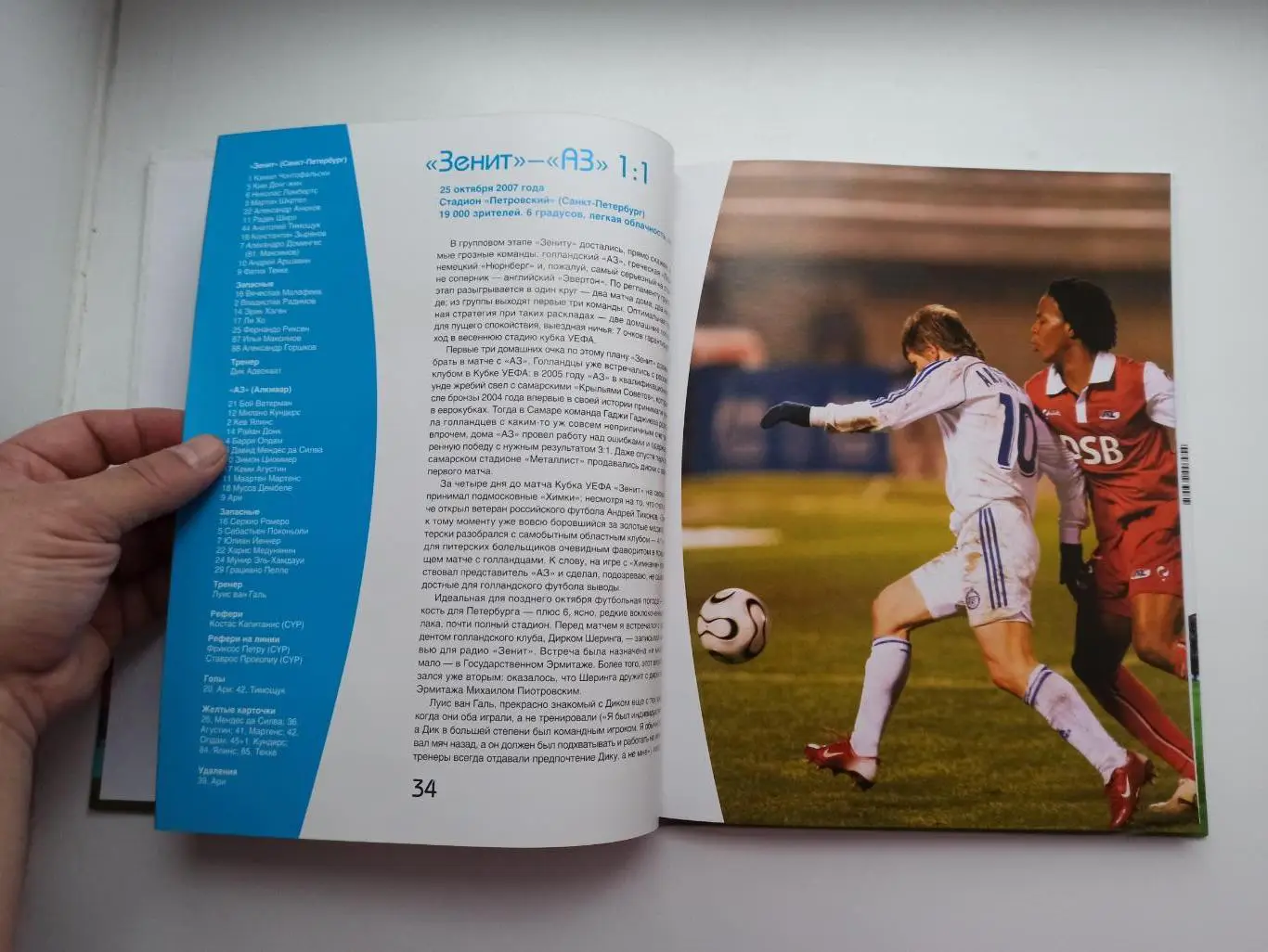 Футбол, Ф?дор Погорелов, 17 ступеней к Кубку УЕФА, Зенит Санкт-Петербург, альбом 3