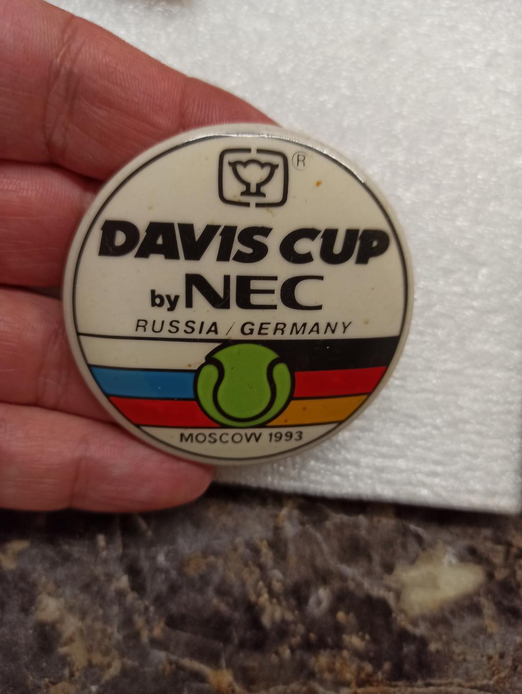 Большой теннис, Кубок Дэвиса, Davis Cup by Nec, Россия-Германия, Москва, 1993г. 1