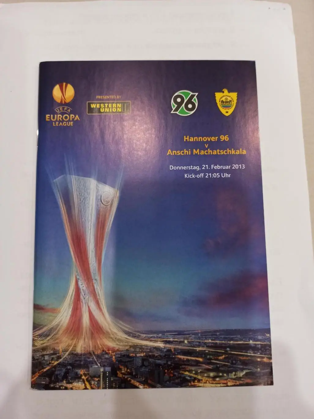 Еврокубки, Лига Европы, Ганновер (Германия) - Анжи (Махачкала), 2013г