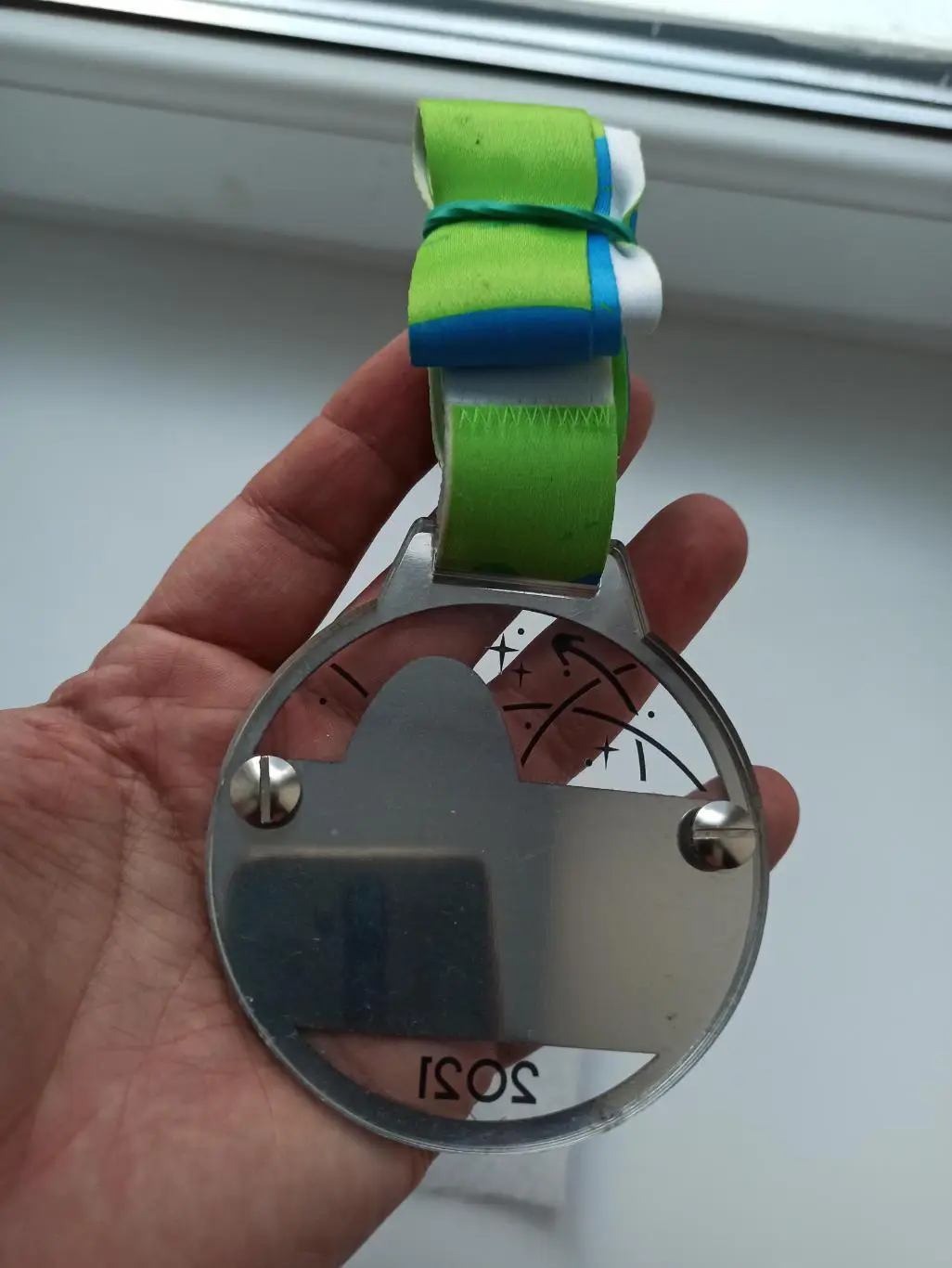 Медаль участника, Калуга, Калужский космический марафон, 2021, редкая, красивая 2