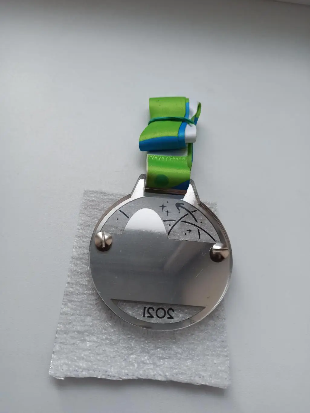 Медаль участника, Калуга, Калужский космический марафон, 2021, редкая, красивая 3