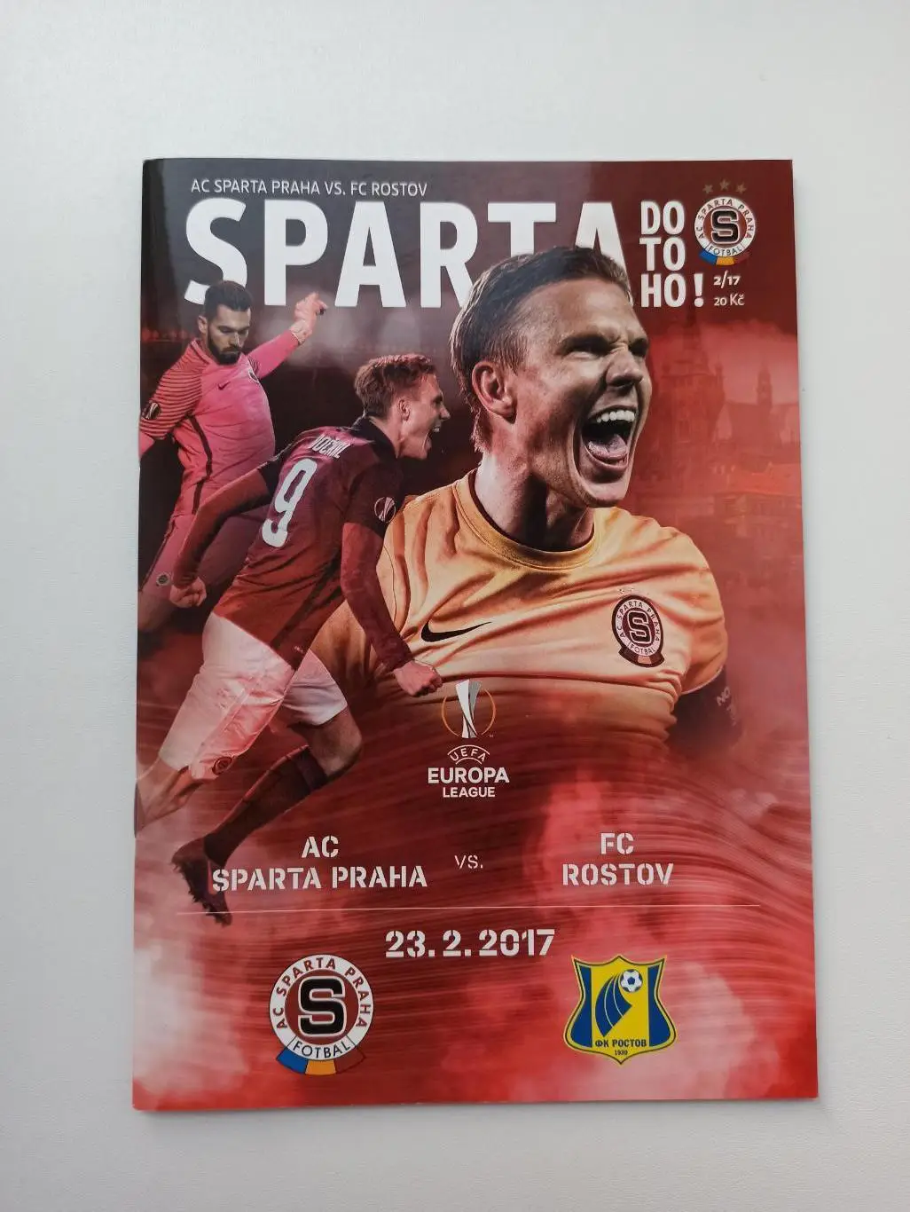 Еврокубки, Лига Европы, Спарта (Прага) - ФК Ростов (Ростов-на-Дону), 2017г