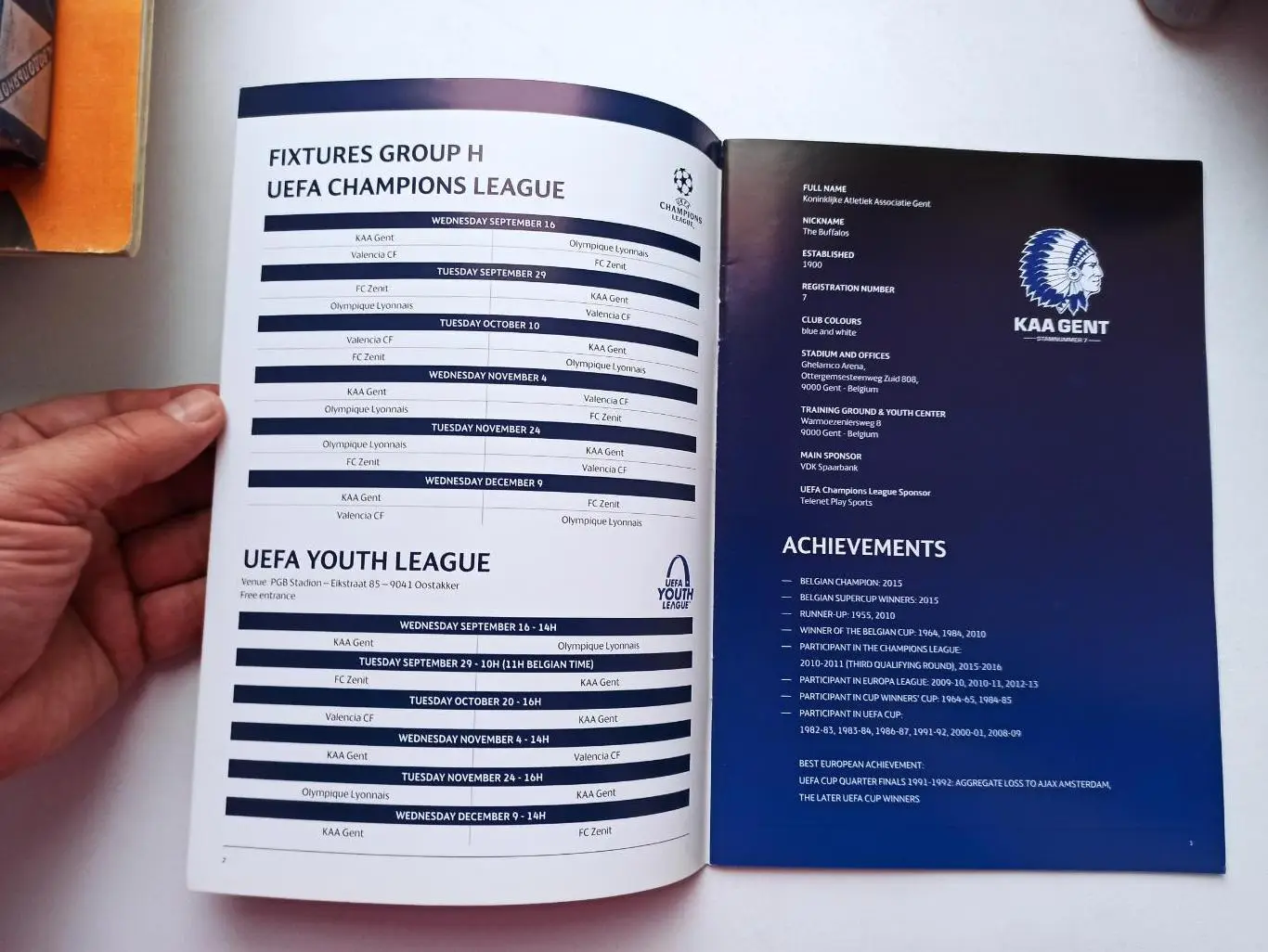 Лига Чемпионов, 2015-16, Гент (Бельгия), общая на группу, Зенит Санкт-Петербург 2