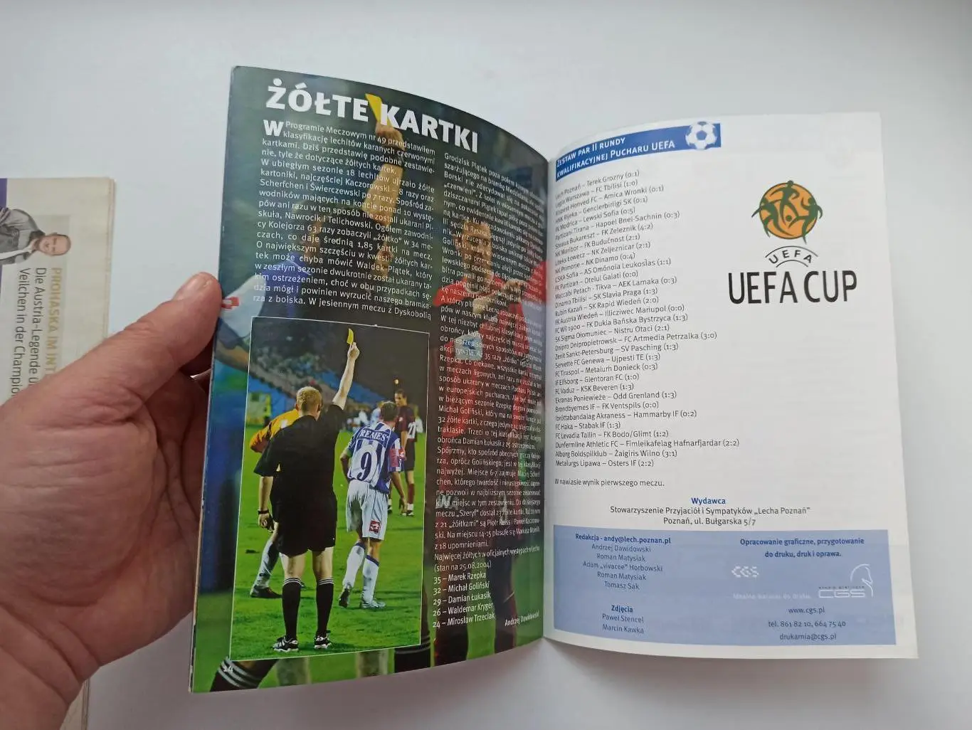 Еврокубки, Кубок УЕФА, Лех (Польша) - Терек (Грозный. Россия), 26.08.2004) 2