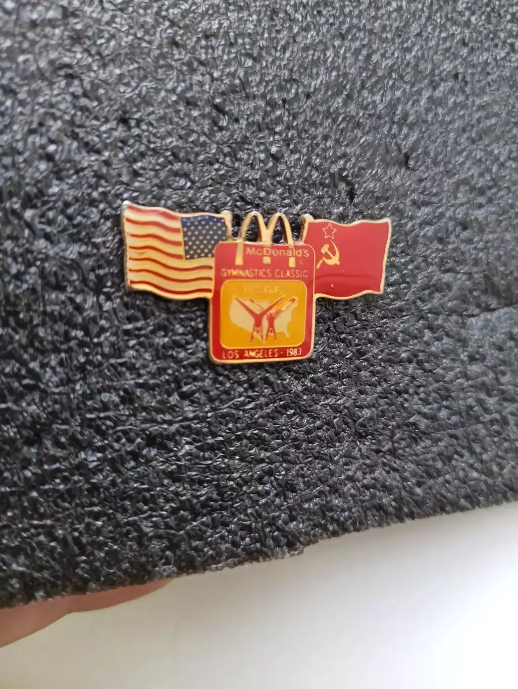 Гимнастика, Лос-Анжелес, США-СССР, 1983, соревнования, спонсор Макдональдс, тяж. 2