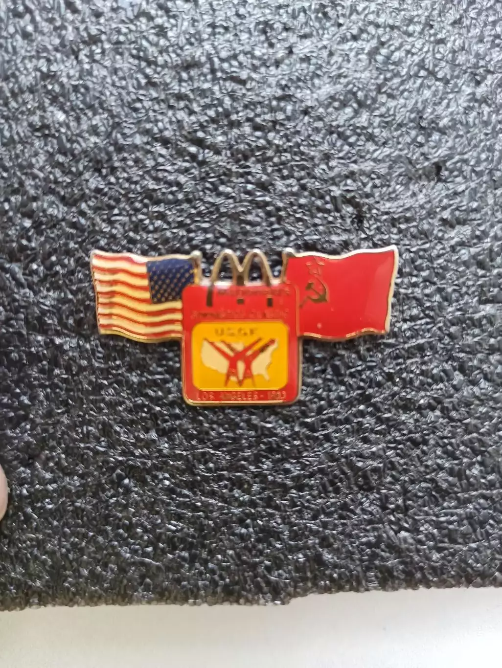 Гимнастика, Лос-Анжелес, США-СССР, 1983, соревнования, спонсор Макдональдс, тяж. 3