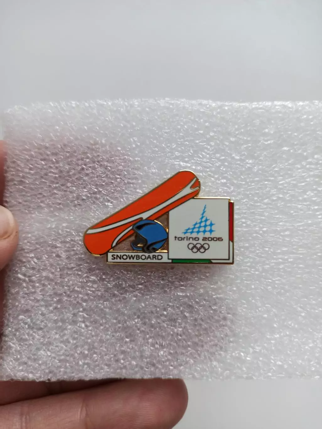 Олимпийские игры, Турин, 2006, видовой, сноуборд, из редкого набора, тяжелый 2