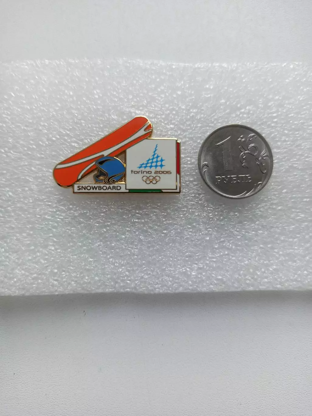 Олимпийские игры, Турин, 2006, видовой, сноуборд, из редкого набора, тяжелый