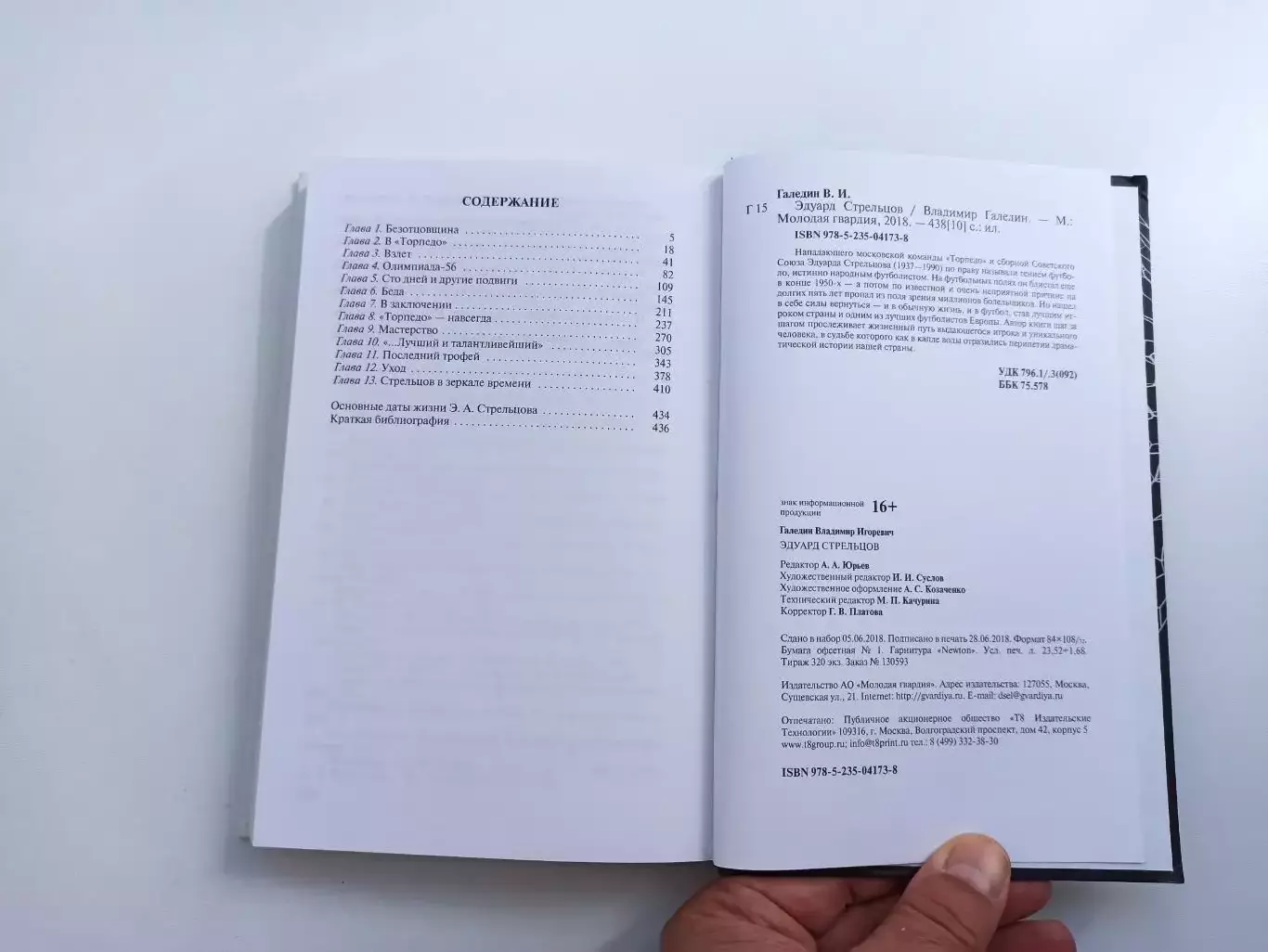 Книга, Владимир Галедин, Эдуард Стрельцов, 2018, редкость, тираж 320 экземпляров 1