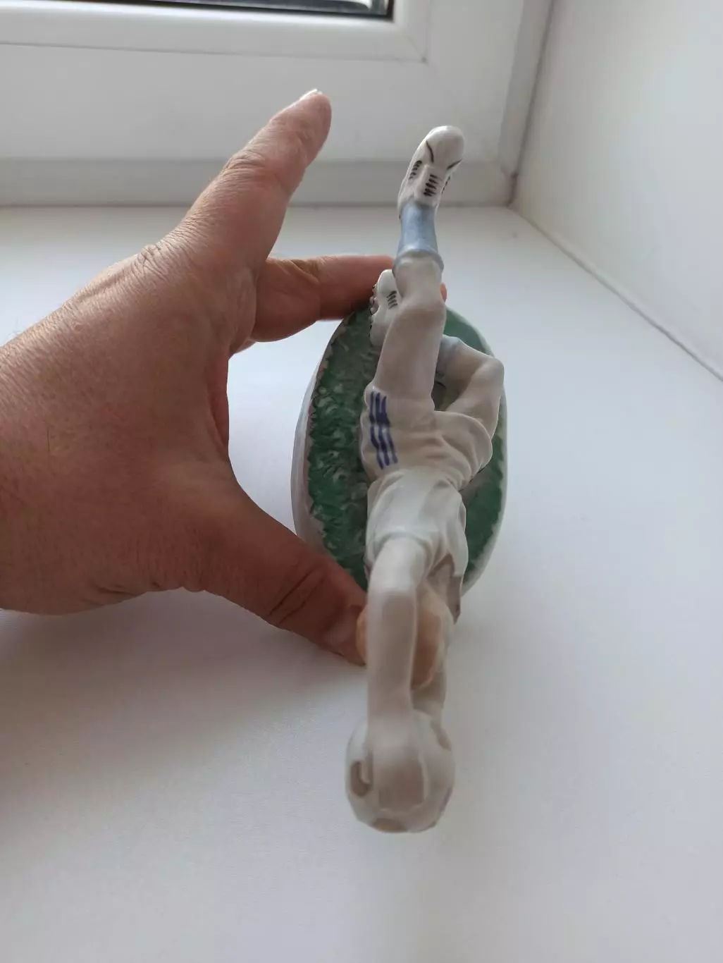 Фарфор, Футбол, Вратарь, авторский, Тригуб, Хилимская, Украина, 90-е годы 4