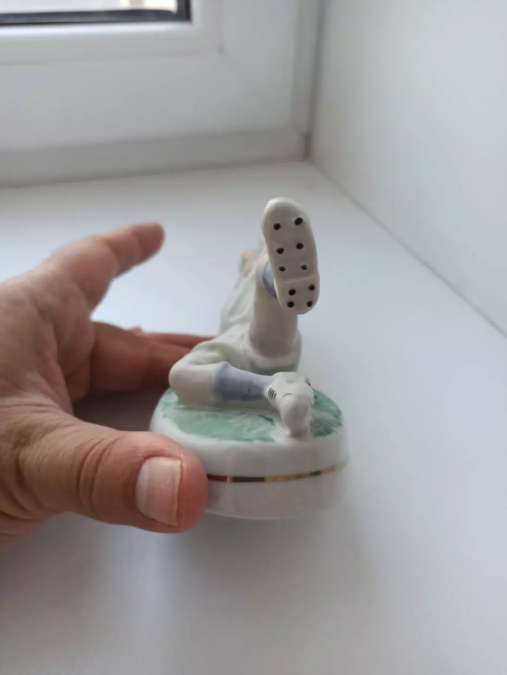 Фарфор, Футбол, Вратарь, авторский, Тригуб, Хилимская, Украина, 90-е годы 6