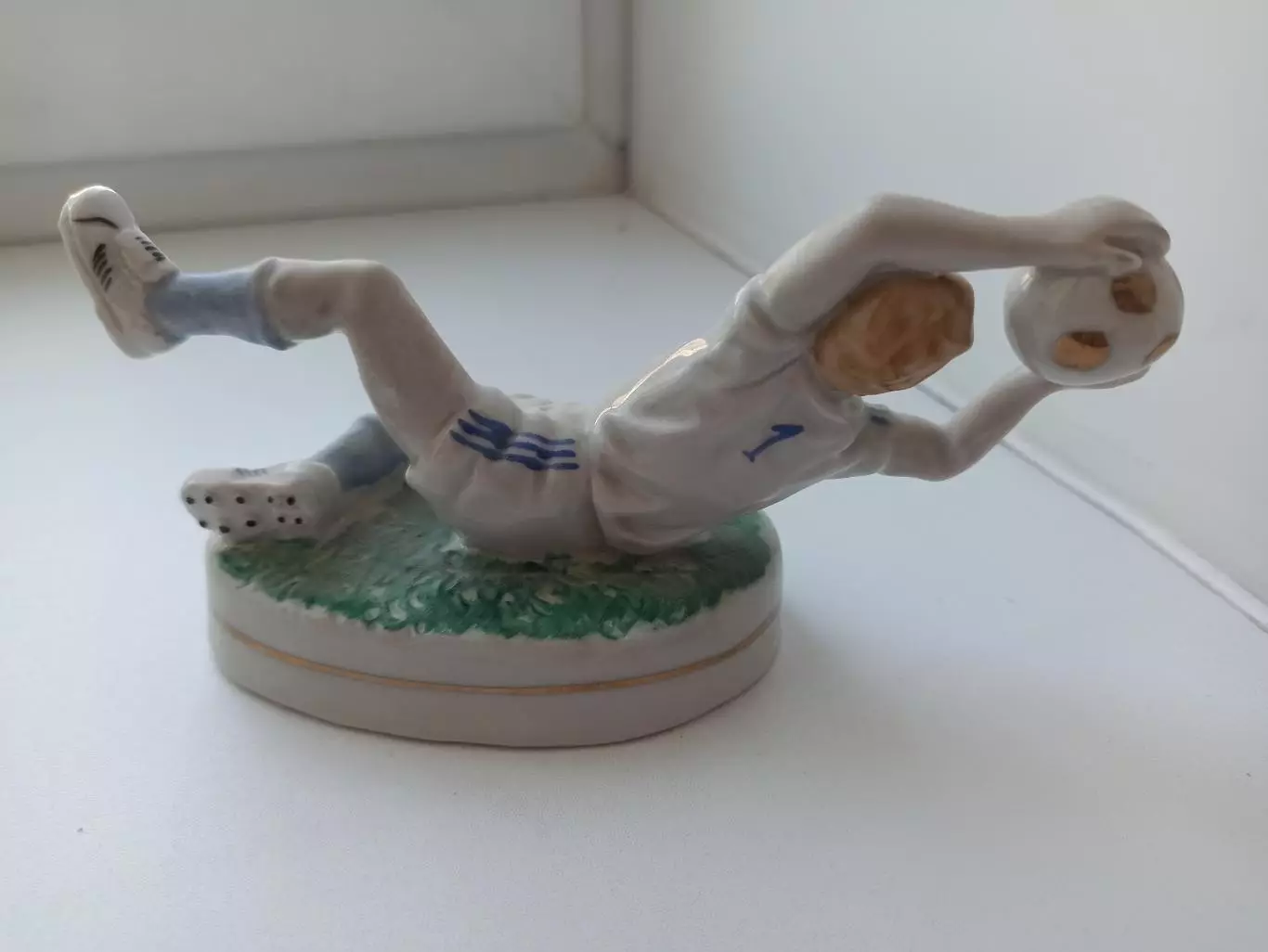 Фарфор, Футбол, Вратарь, авторский, Тригуб, Хилимская, Украина, 90-е годы 7