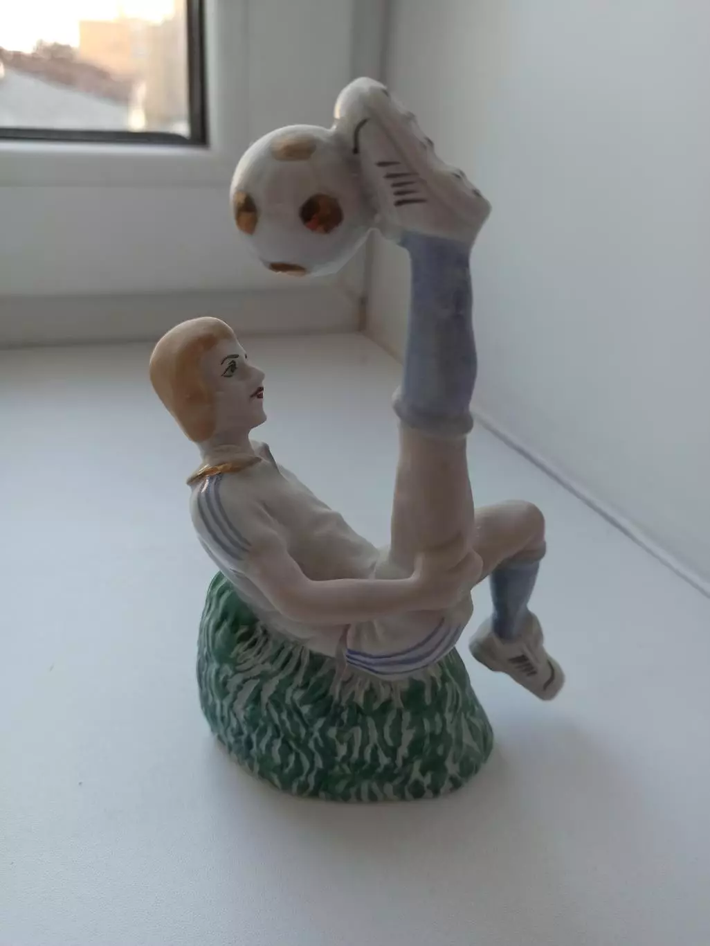 Фарфор, Футбол, футболист, авторский, Тригуб, Хилимская, Украина, 90-е годы 5