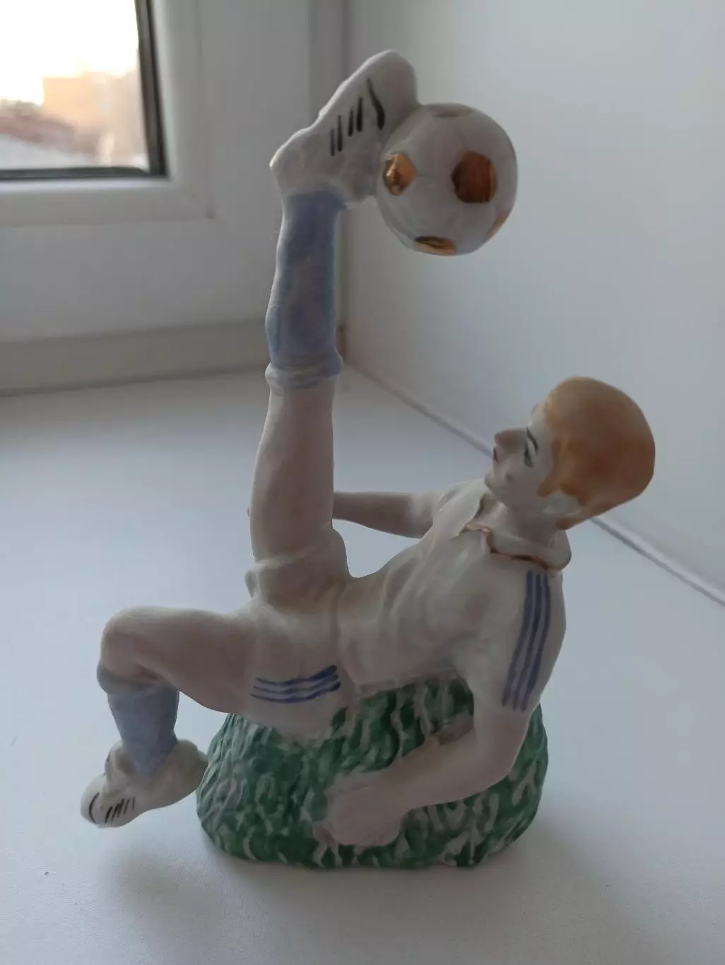 Фарфор, Футбол, футболист, авторский, Тригуб, Хилимская, Украина, 90-е годы 1