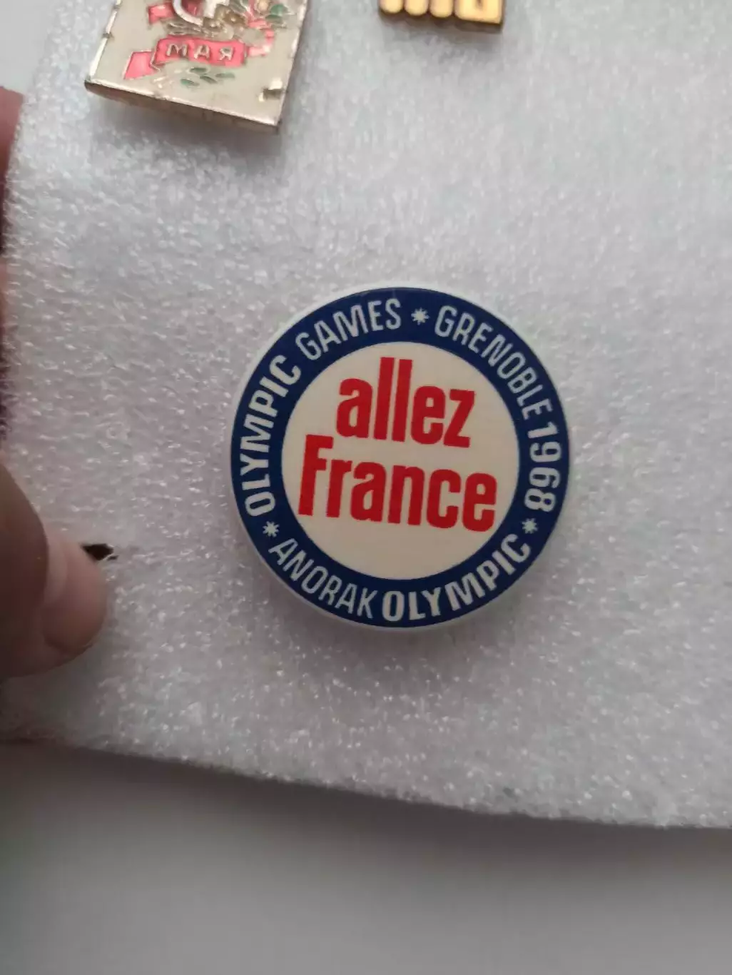 Зимние Олимпийские игры, Гренобль, 1968, Вперёд, Франция, пластик, редкий 2