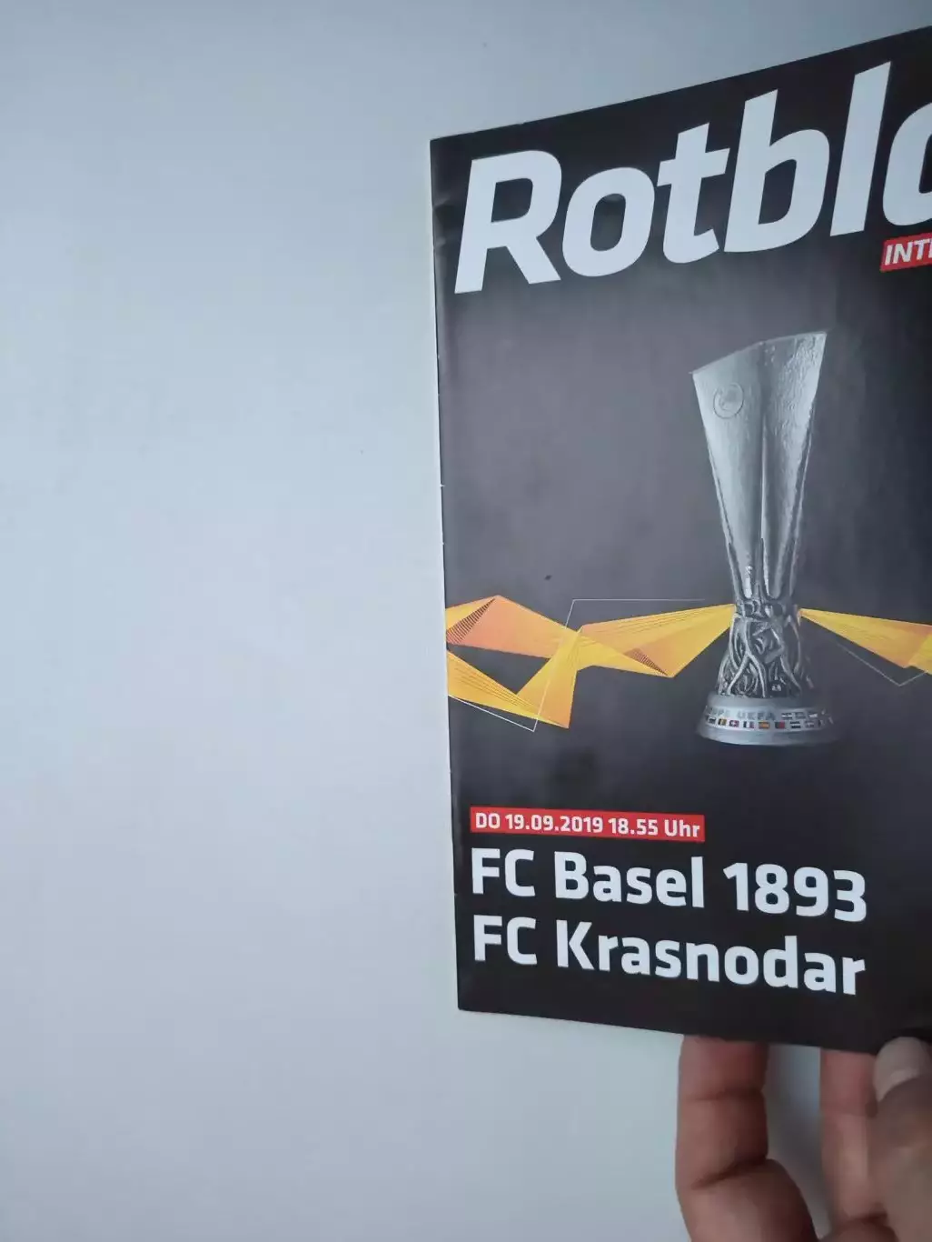 Еврокубки, Лига Европы, 2019г, Базель (Швейцария) - ФК Краснодар 1