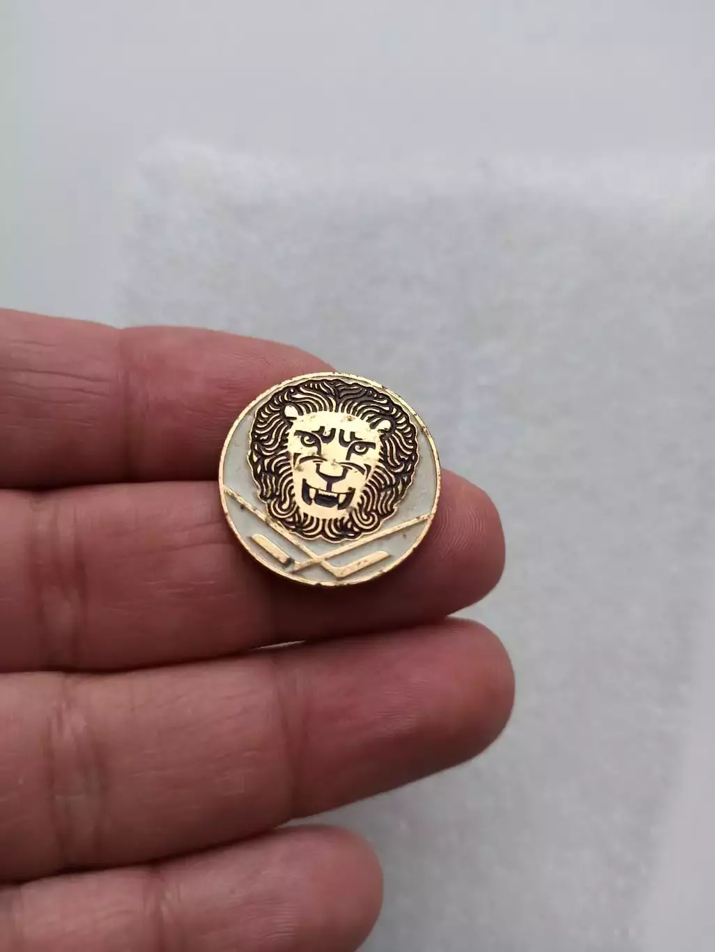 Хоккей с шайбой, Чехословакия, Хоккейный клуб Лев, Прага, лёгкий металл, редкий 3