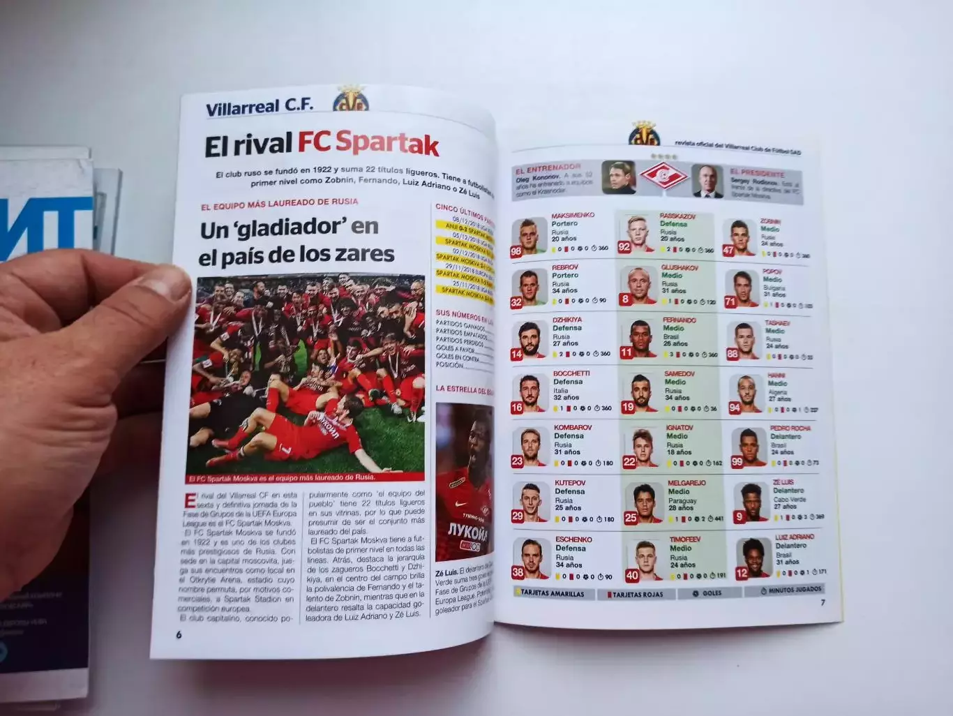 Лига Европы УЕФА, Вильярреал (Испания) - Спартак (Москва, Россия), 2018 4