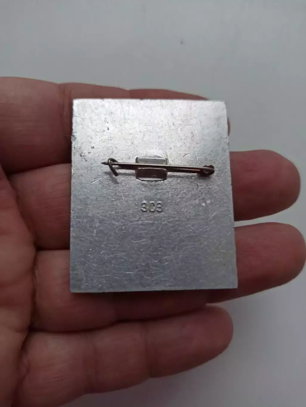 Лёгкая атлетика, матчевая встреча СССР-ГДР, юниоры, 1974, служебный знак, бейдж 1