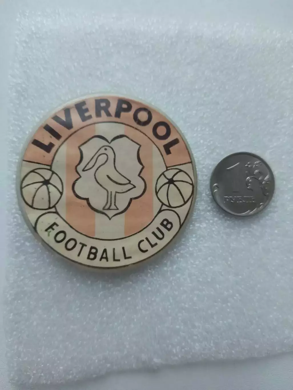 Футбол, Англия, ФК Ливерпуль, Liverpool, пластик, производство СССР