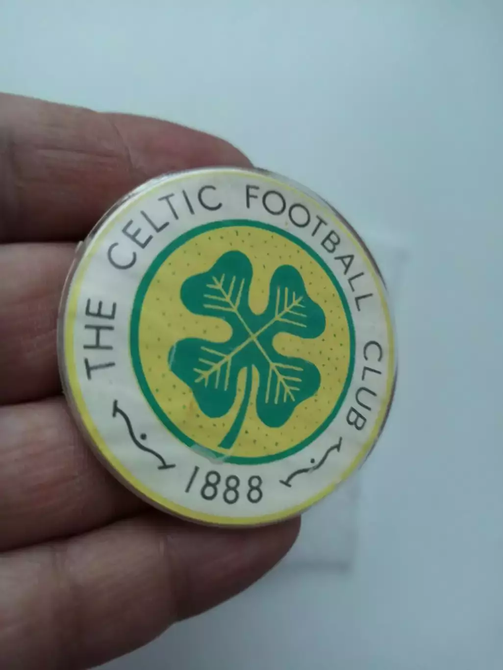 Футбол, Шотландия, ФК Селтик, The Celtic Football club, пластик, произв. ССCР 3
