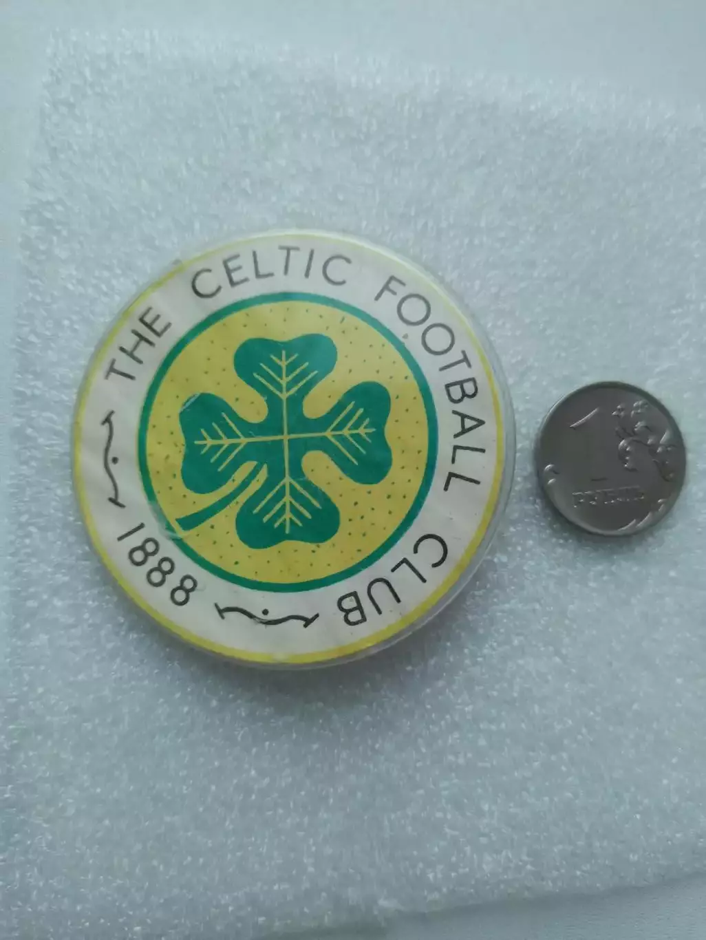 Футбол, Шотландия, ФК Селтик, The Celtic Football club, пластик, произв. ССCР