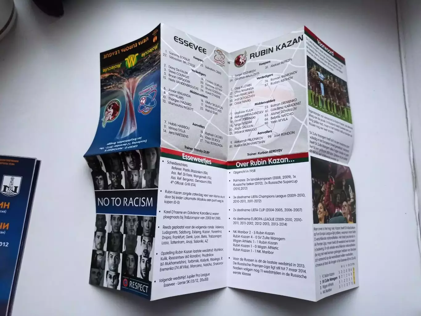 Футбол, Еврокубки, Лига Европы, Зульте Варег (Бельгия) - Рубин (Казань), 2013г 1