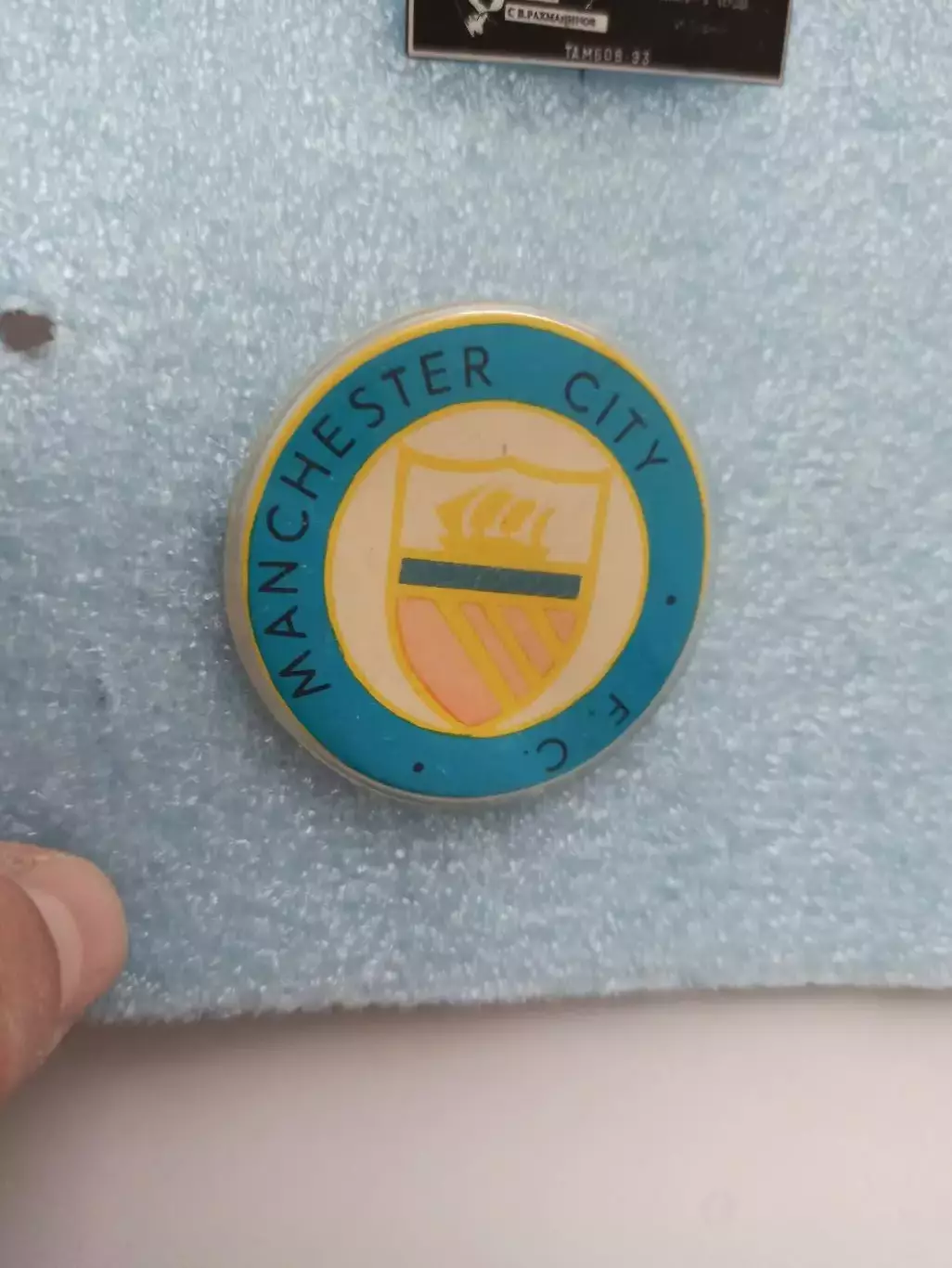 Футбол, Англия, ФК Манчестер Сити, Manchester City Football Club, пластик, 2