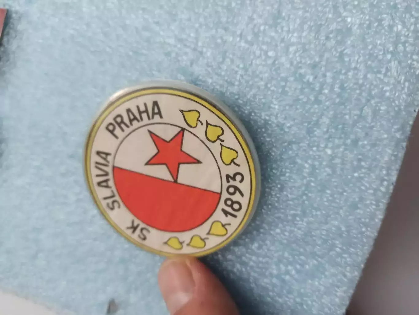 Футбол, ЧССР, Чехословакия, Футбольный клуб, Славия, Прага, Slavia, пластик, 2