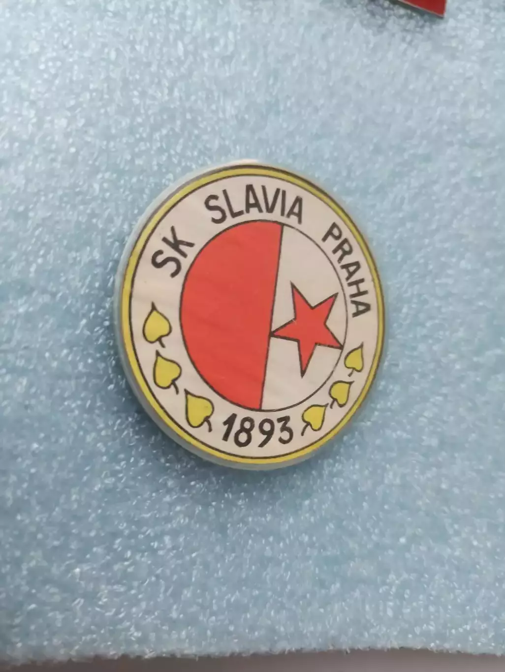 Футбол, ЧССР, Чехословакия, Футбольный клуб, Славия, Прага, Slavia, пластик, 3