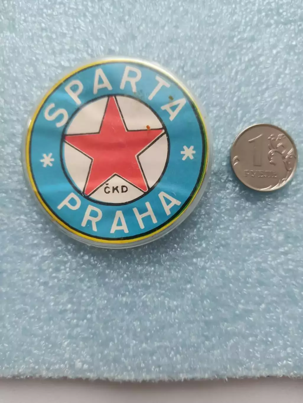 Футбол, ЧССР, Чехословакия, Футбольный клуб, Спарта, Прага, Sparta, пластик,