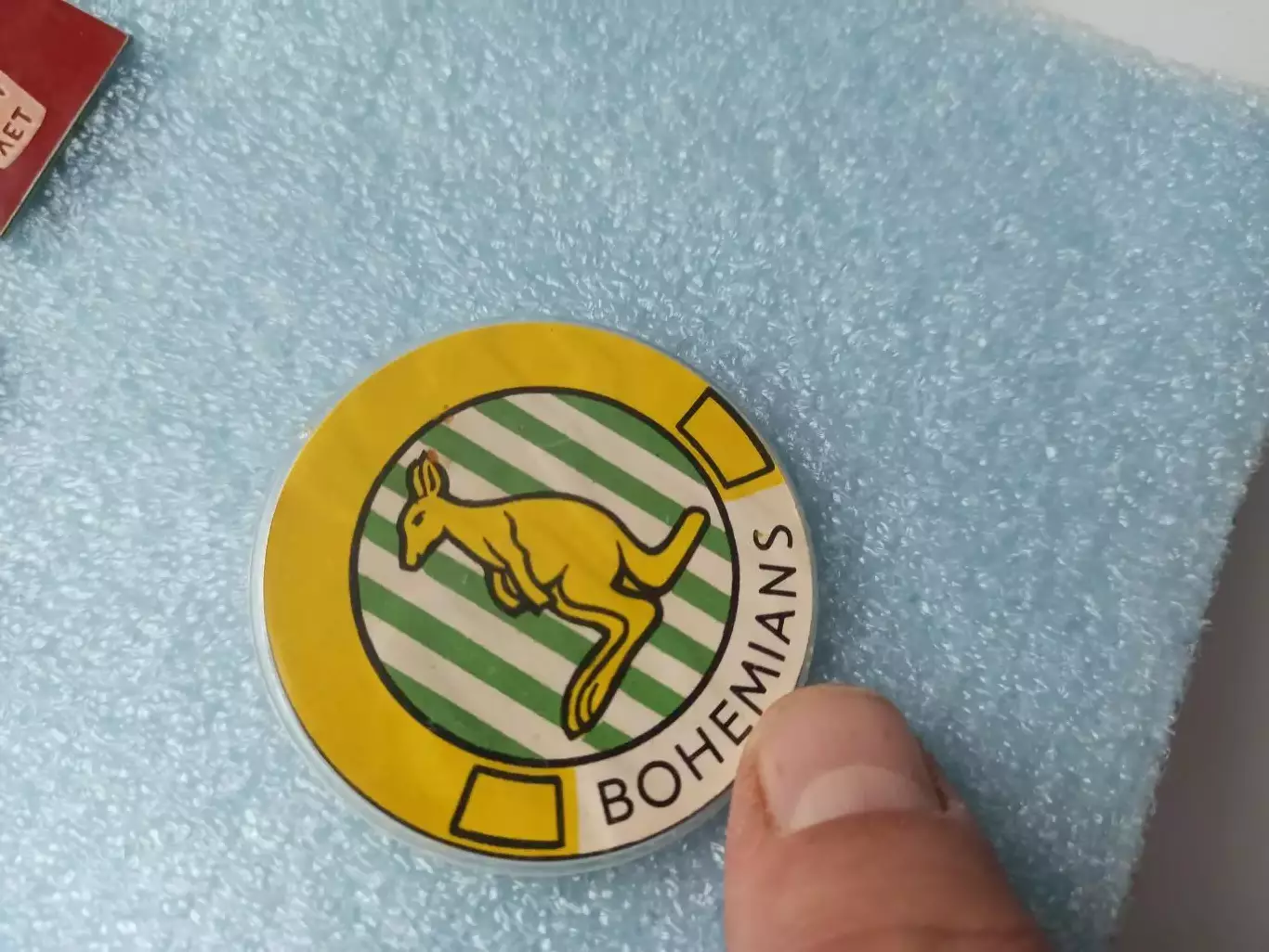 Футбол, ЧССР, Чехословакия, Футбольный клуб, Богемианс, Прага, пластик, 2