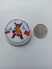 Хоккей с шайбой, Санкт-Петербург, Чемпионат мира по хоккею, 2000г., официальный