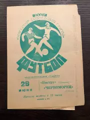 Нистру Кишинев - Черноморец Одесса 1972