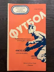Труд Воронеж - Ростсельмаш Ростов-на-Дону 1975 и 1977