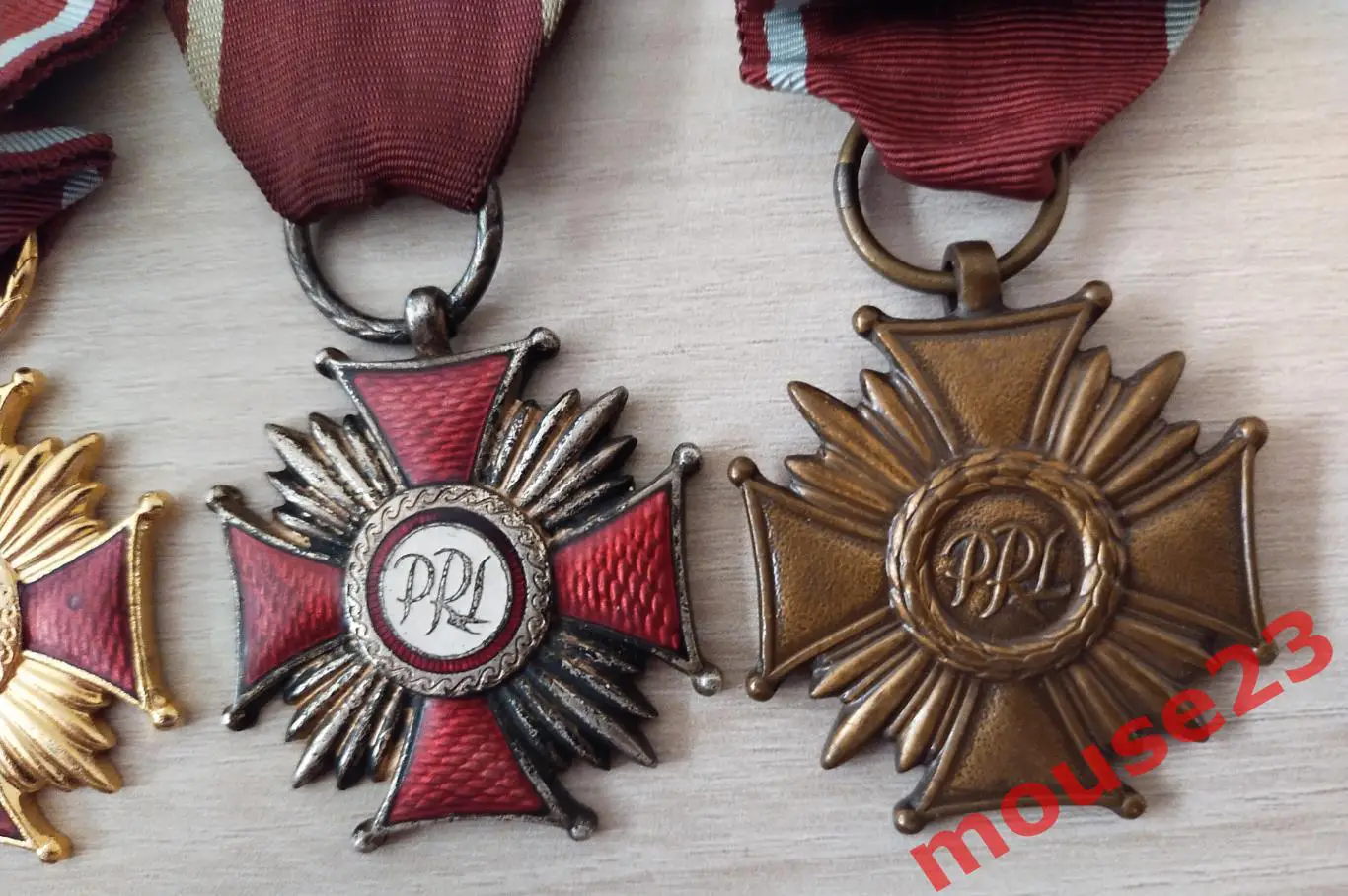 Комплект из 3х степеней Крест За Заслуги Польша(5) 2