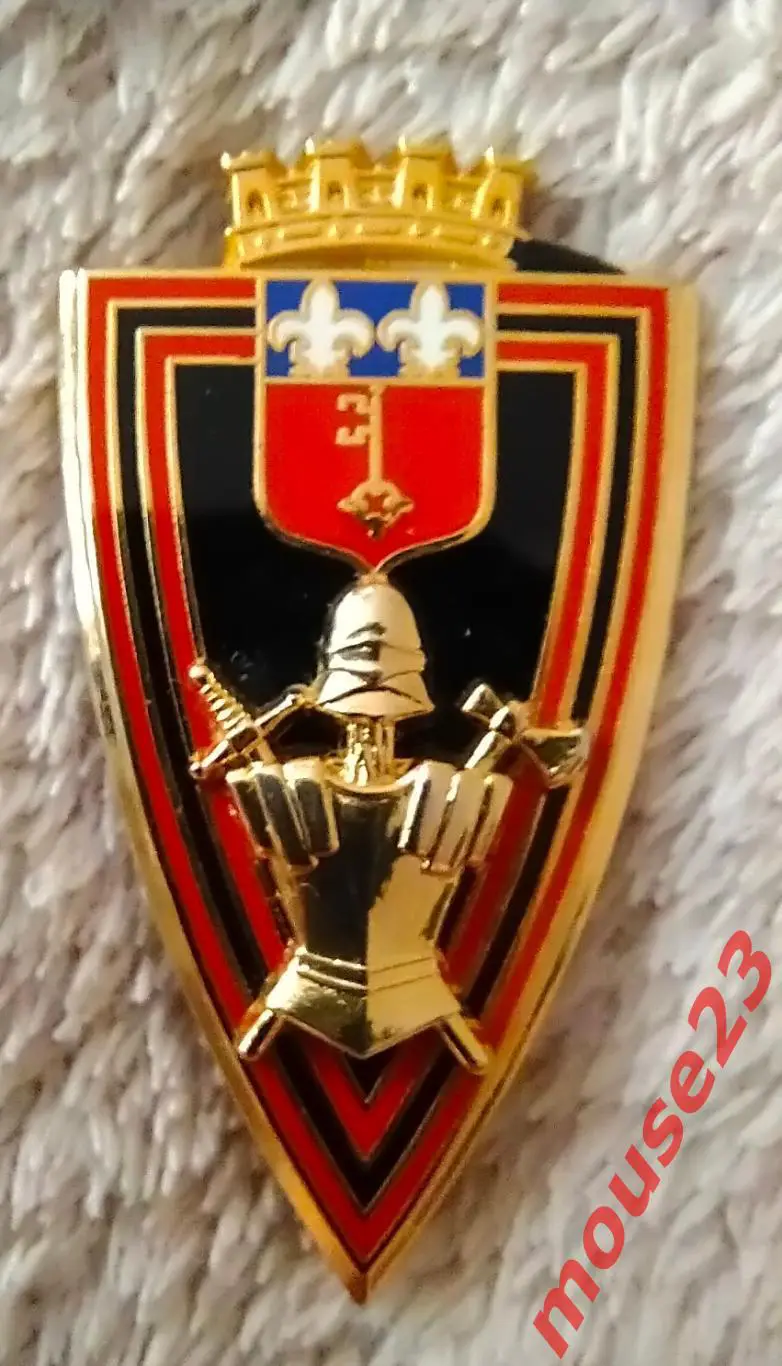 Франция полковой знак. Военно инженерное училище