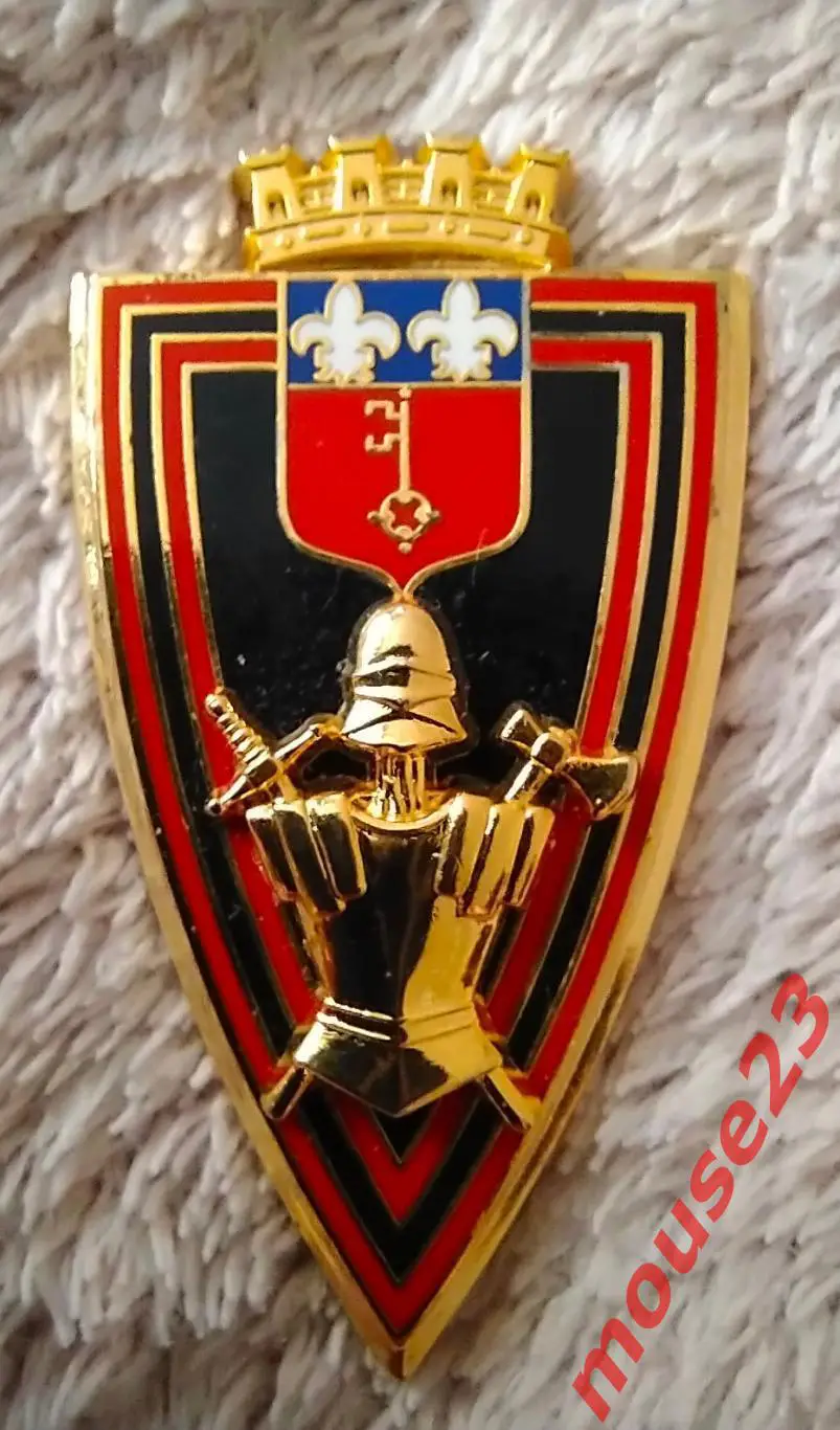 Франция полковой знак. Военно инженерное училище